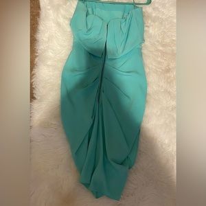 Turquoise mini strapless dress..great for day n evening.